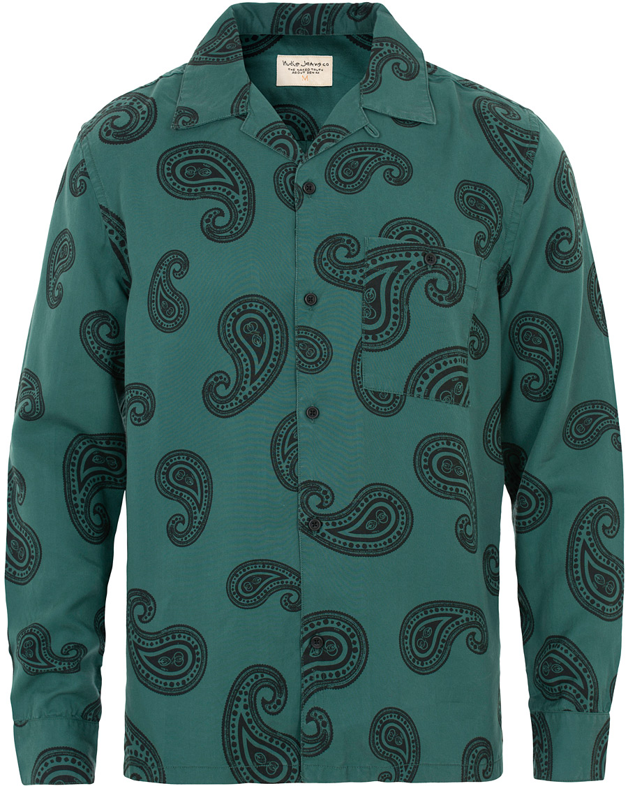 Homme | Chemises | Nudie Jeans | Vidar Paisley Shirt Kattegat