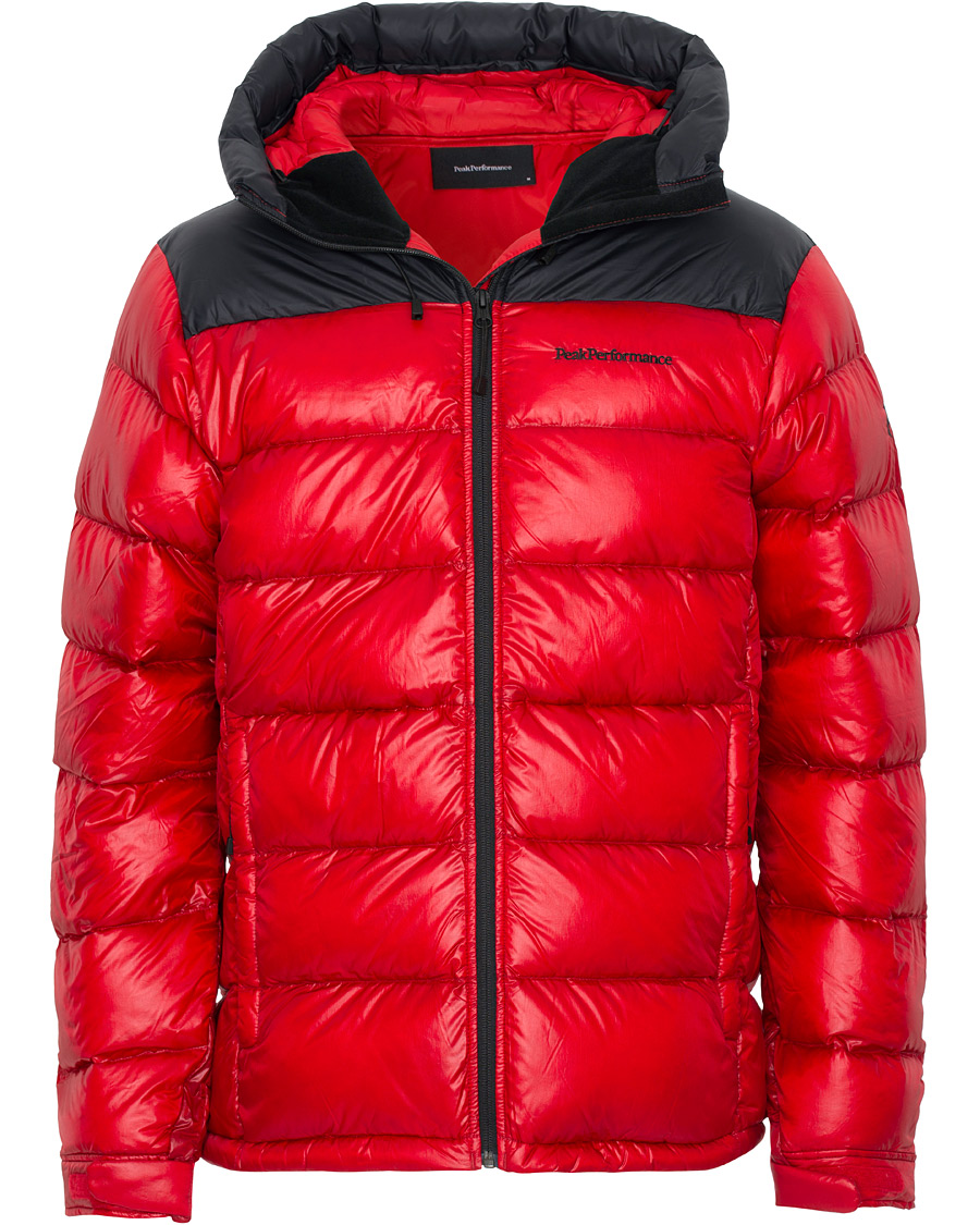 Homme | Manteaux Et Vestes | Peak Performance | Frost Glacier Down Hood Jacket Red
