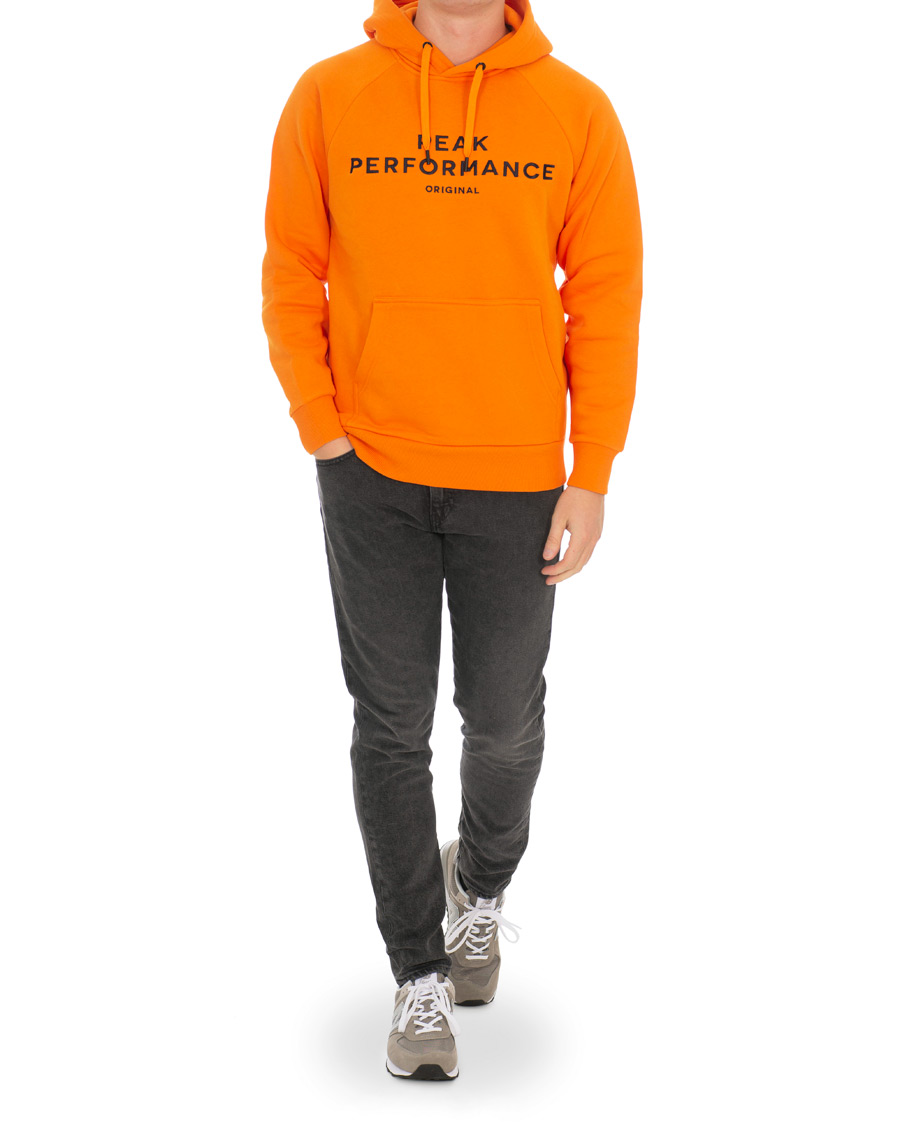 Homme | Pulls Et Tricots | Peak Performance | Logo Hoodie Orange