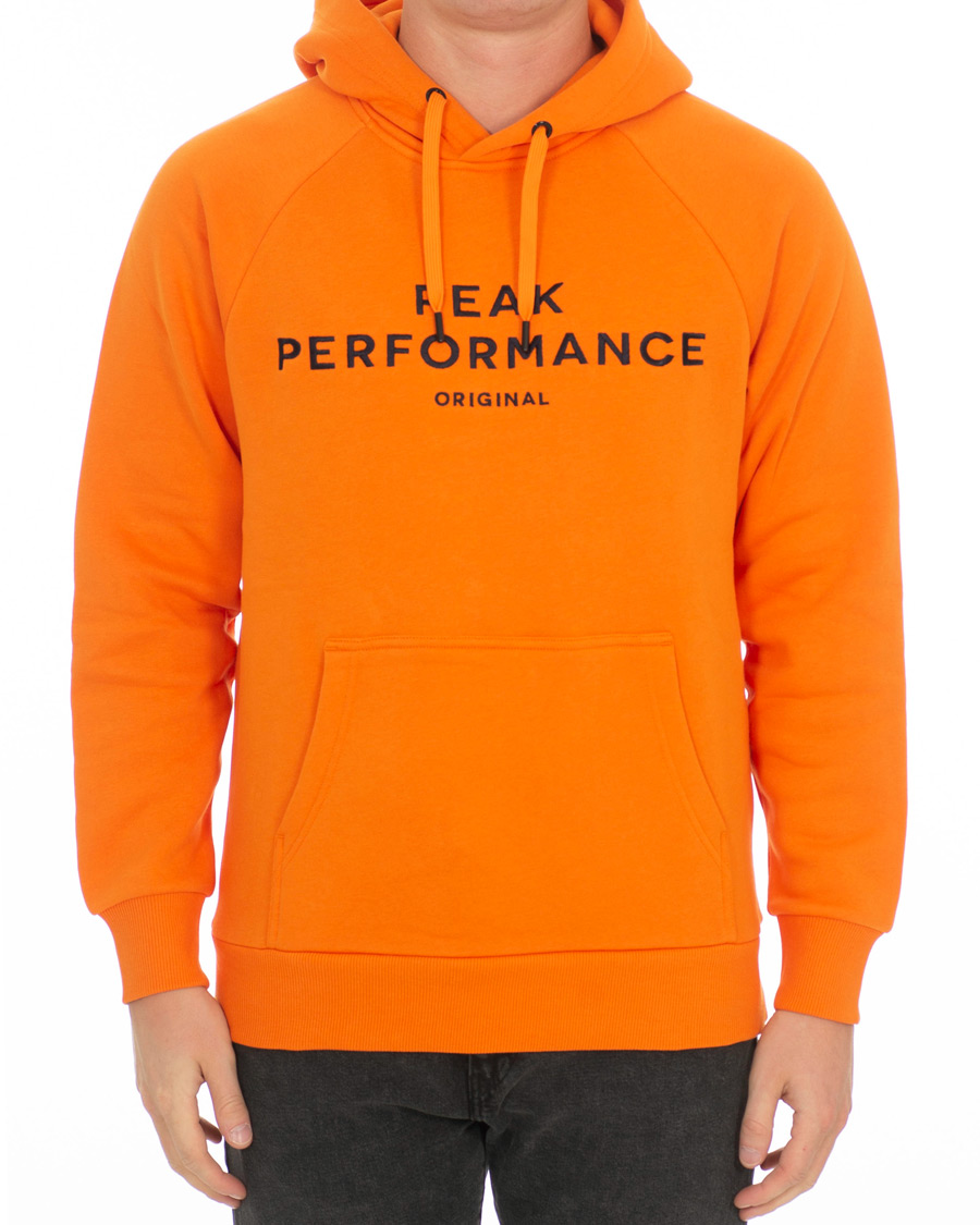 Homme | Pulls Et Tricots | Peak Performance | Logo Hoodie Orange