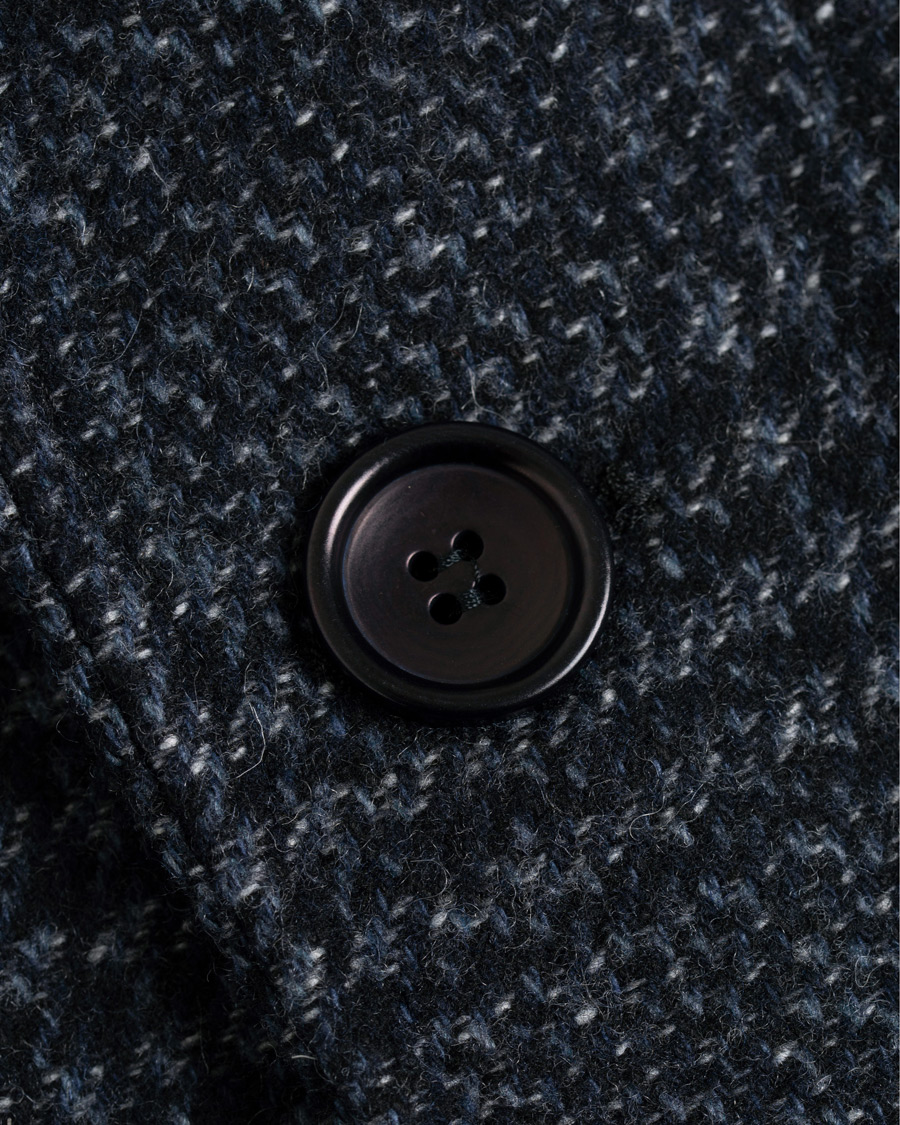 Homme | Manteaux Et Vestes | Morris | Wesley Check Coat Navy