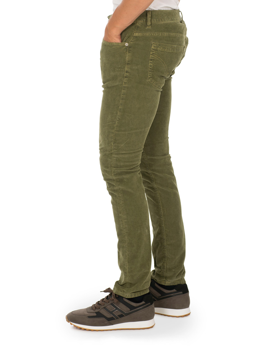 Homme | Pantalons | Dondup | George Corduroy Trousers Green