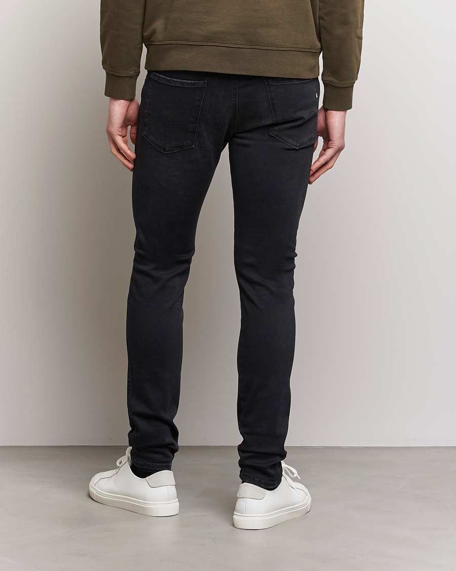 Homme | Jeans | Replay | Anbass Hyperflex Re-Used Jeans Washed Black