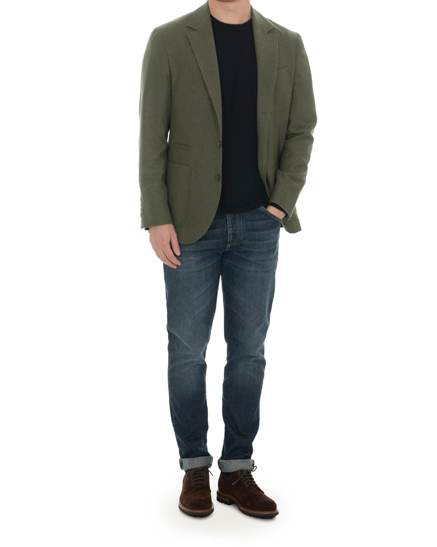 Homme | Blazers | Brunello Cucinelli | Cashmere Blend Patch Pocket Blazer Green