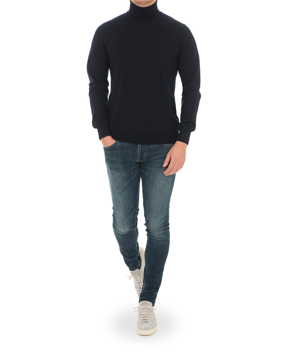 Homme | Jeans | Tiger of Sweden Jeans | Slim Top Stretch Jeans Blue