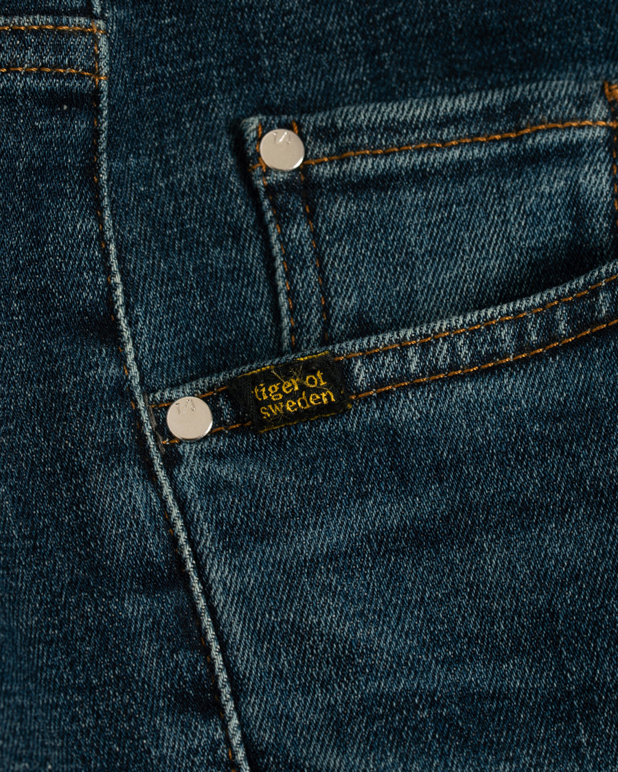Homme | Jeans | Tiger of Sweden Jeans | Slim Top Stretch Jeans Blue