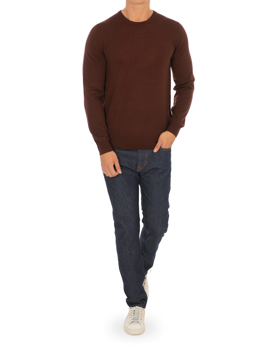 Homme | Jeans | Tiger of Sweden Jeans | Rex Ohia Stretch Jeans Mid Blue