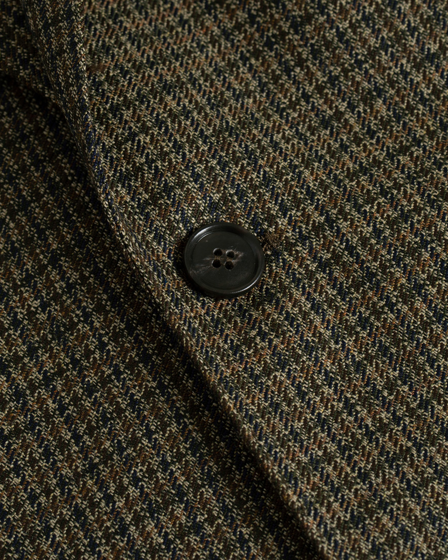 Homme | Blazers | Tiger of Sweden | Josef Checked Wool Blazer Brown