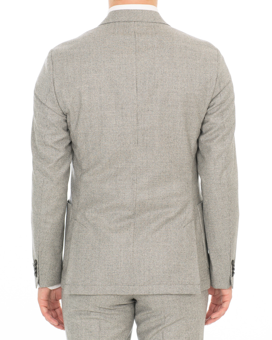 Homme | Blazers | Tiger of Sweden | Jamot Houndstooth Brushed Wool Suit Blazer Grey