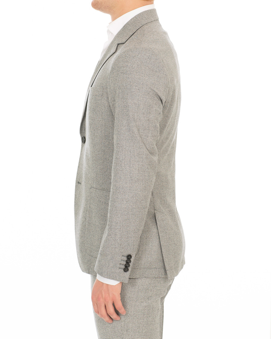 Homme | Blazers | Tiger of Sweden | Jamot Houndstooth Brushed Wool Suit Blazer Grey