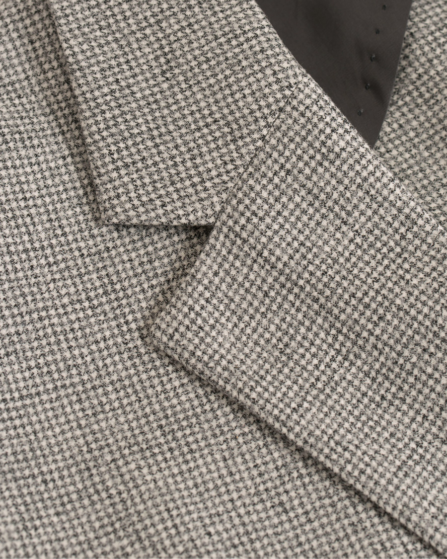 Homme | Blazers | Tiger of Sweden | Jamot Houndstooth Brushed Wool Suit Blazer Grey