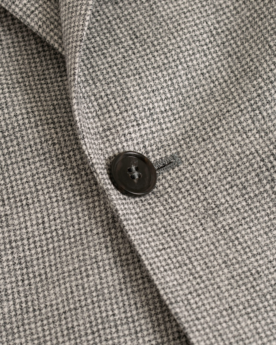 Homme | Blazers | Tiger of Sweden | Jamot Houndstooth Brushed Wool Suit Blazer Grey