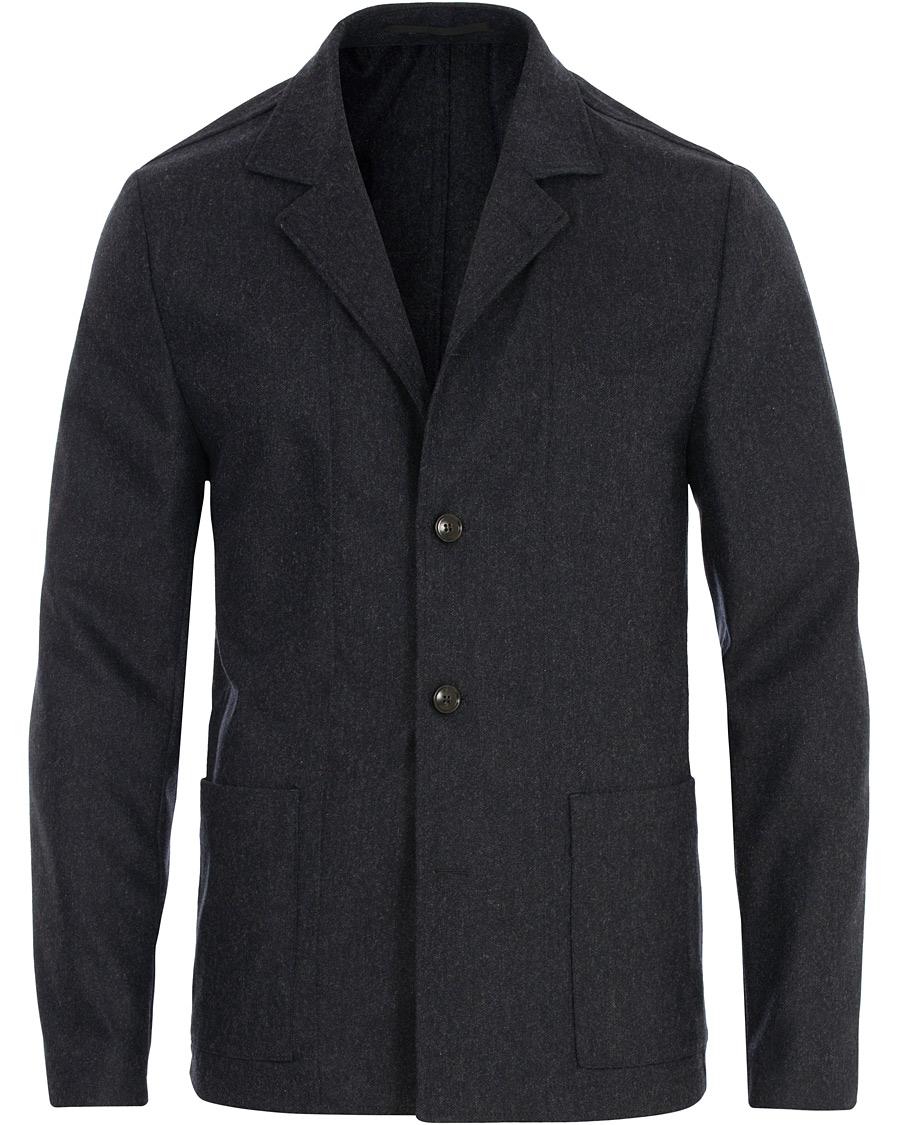 Homme | Blazers | Tiger of Sweden | Jimmie Leisure Blazer Shirt Navy