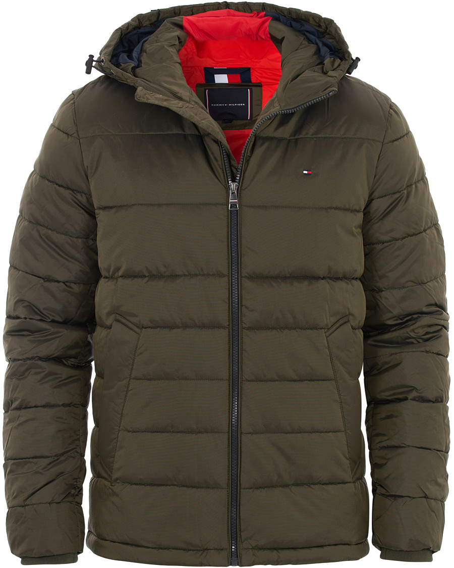 Homme | Manteaux Et Vestes | Tommy Hilfiger | Two Tone Hooded Jacket Grape Leaf