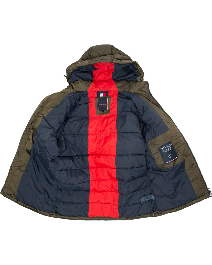 Homme | Manteaux Et Vestes | Tommy Hilfiger | Two Tone Hooded Jacket Grape Leaf