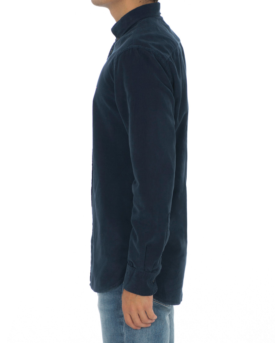 Homme | Chemises | Tommy Hilfiger | Garment Dyed Corduroy Shirt Navy