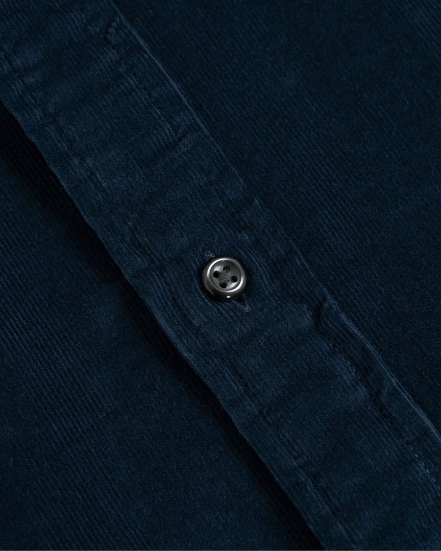 Homme | Chemises | Tommy Hilfiger | Garment Dyed Corduroy Shirt Navy