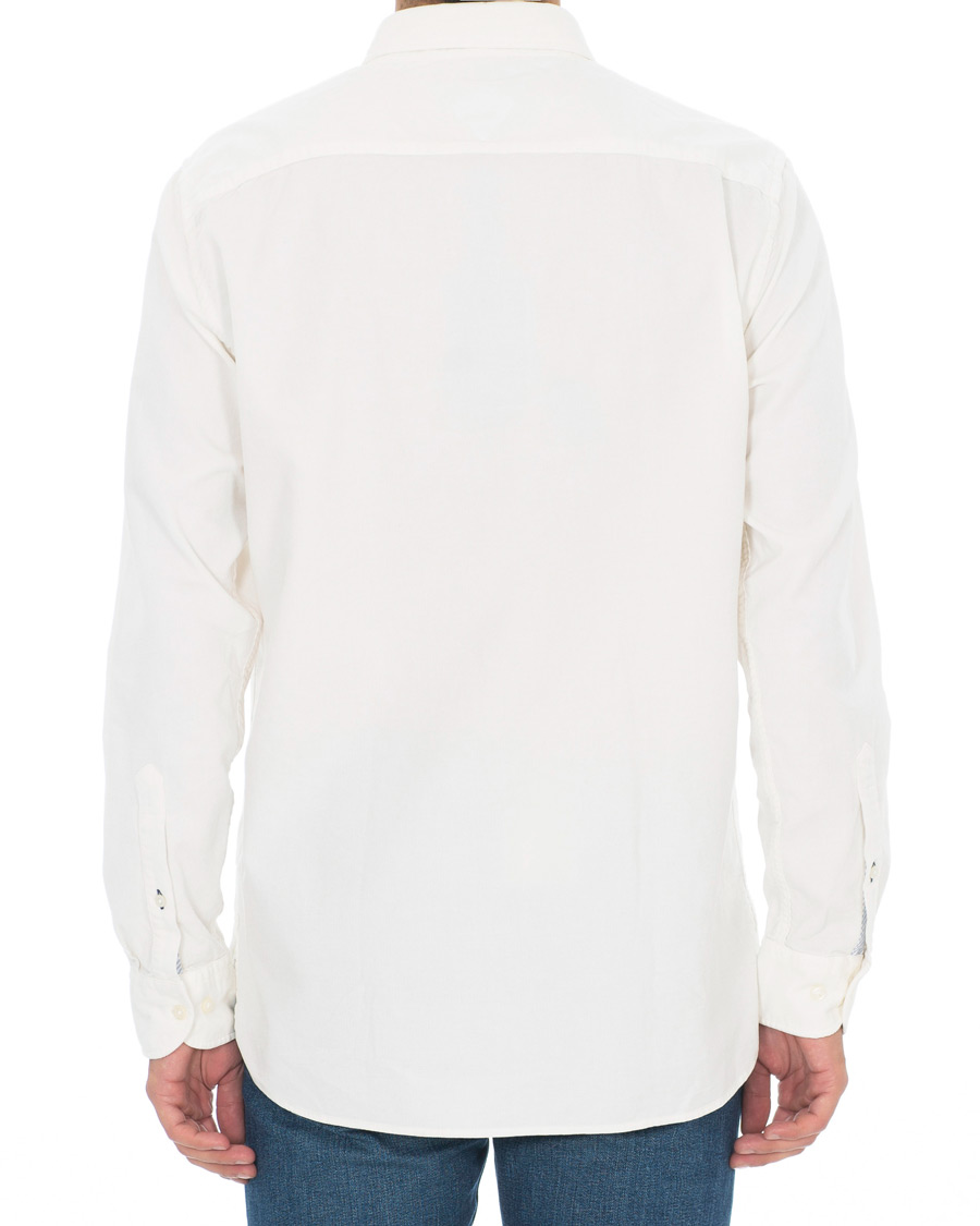 Homme | Chemises | Tommy Hilfiger | Garment Dyed Corduroy Shirt Whisper White
