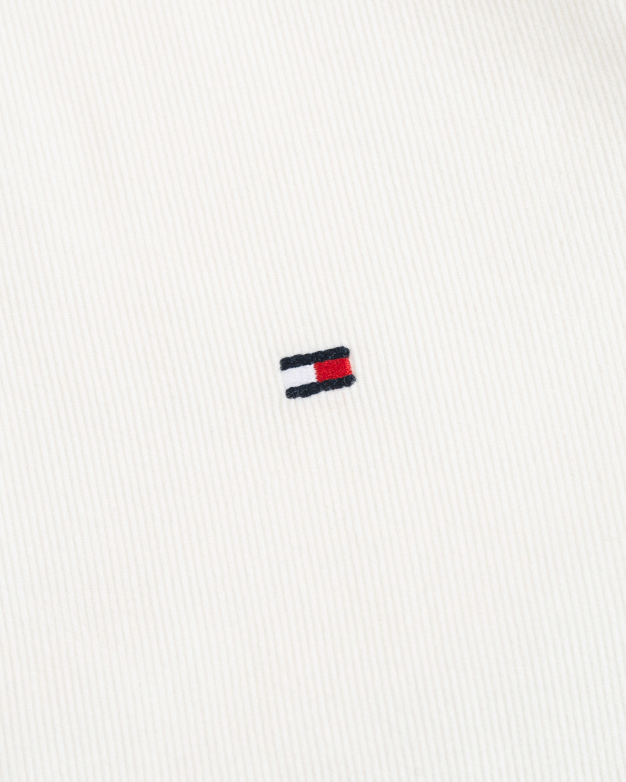 Homme | Chemises | Tommy Hilfiger | Garment Dyed Corduroy Shirt Whisper White