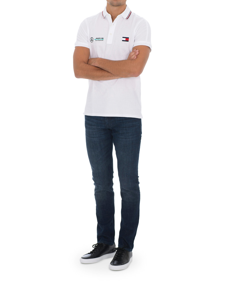 Homme | Polos | Tommy Hilfiger | Mercedes Benz Polo Bright White