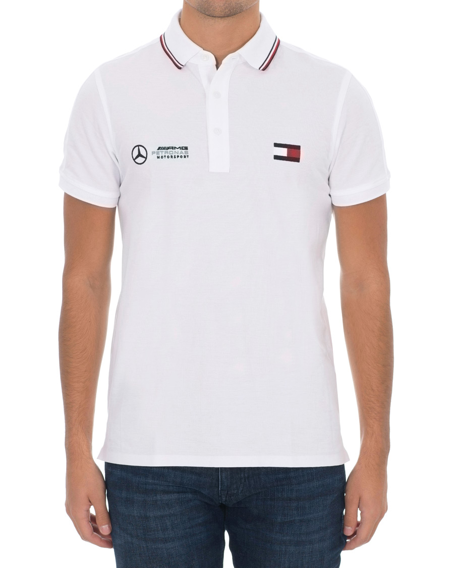 Homme | Polos | Tommy Hilfiger | Mercedes Benz Polo Bright White