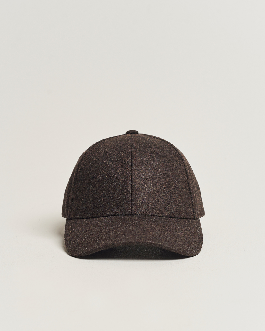 Homme | Varsity Headwear Flannel Baseball Cap Walnut Brown | Varsity Headwear | Flannel Baseball Cap Walnut Brown