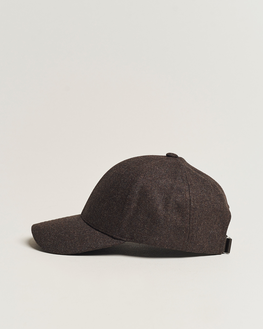 Homme | Varsity Headwear Flannel Baseball Cap Walnut Brown | Varsity Headwear | Flannel Baseball Cap Walnut Brown