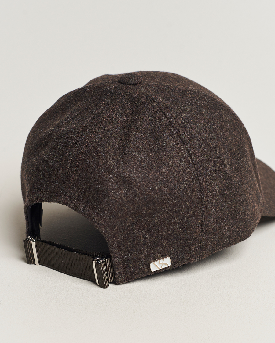 Homme | Varsity Headwear Flannel Baseball Cap Walnut Brown | Varsity Headwear | Flannel Baseball Cap Walnut Brown