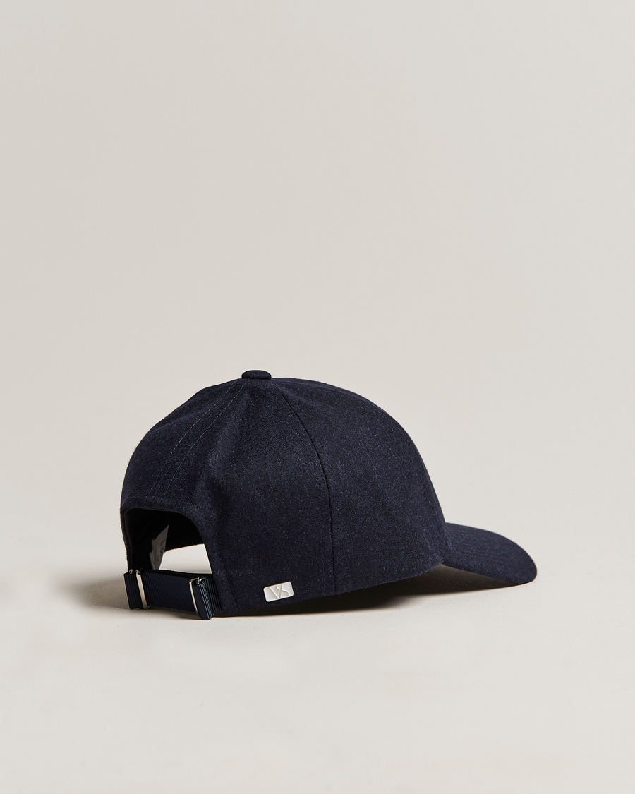 Homme | Varsity Headwear Flannel Baseball Cap Dark Navy | Varsity Headwear | Flannel Baseball Cap Dark Navy