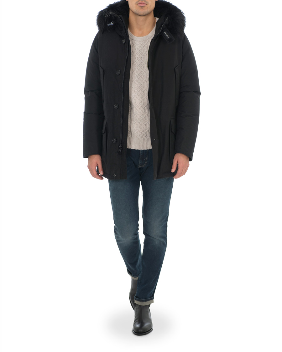 Homme | Manteaux Et Vestes | Woolrich | Artic Parka Tonal Fur New Black