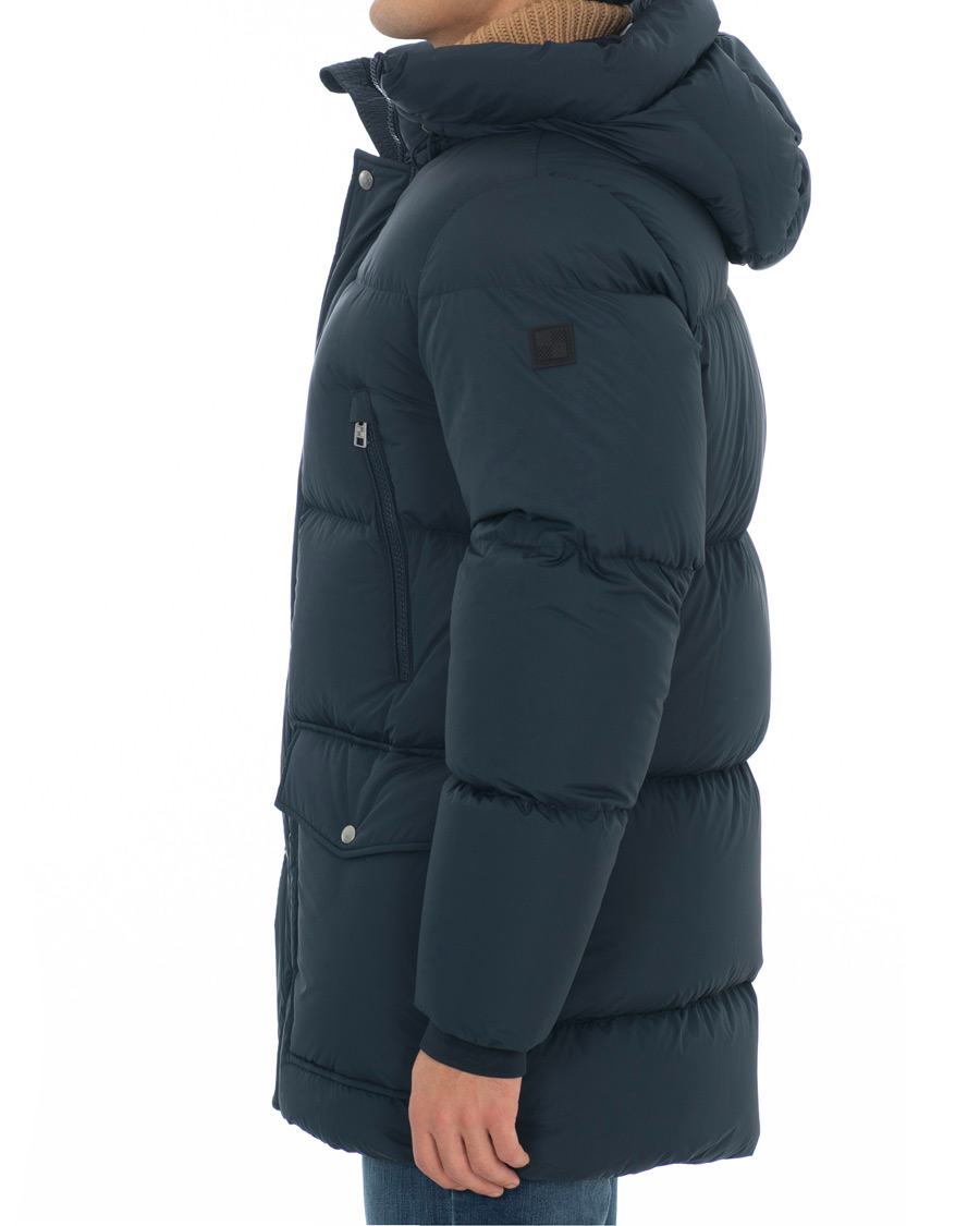 Homme | Manteaux Et Vestes | Woolrich | Sierra Supreme Down Long Jacket Melton Blue