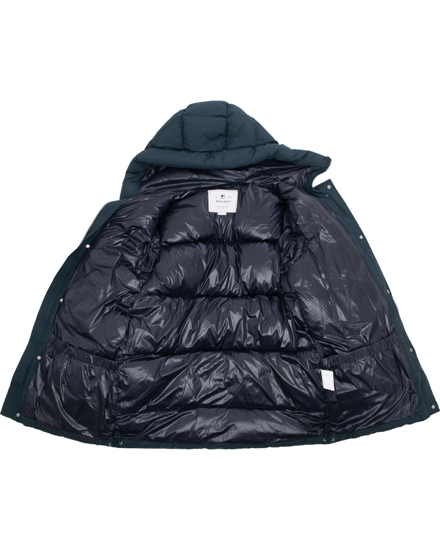 Homme | Manteaux Et Vestes | Woolrich | Sierra Supreme Down Long Jacket Melton Blue