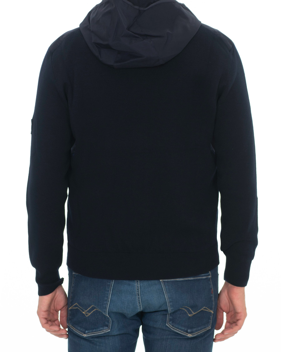 Homme | Manteaux Et Vestes | Z Zegna | Techmerino Hybrid Hooded Jacket Navy