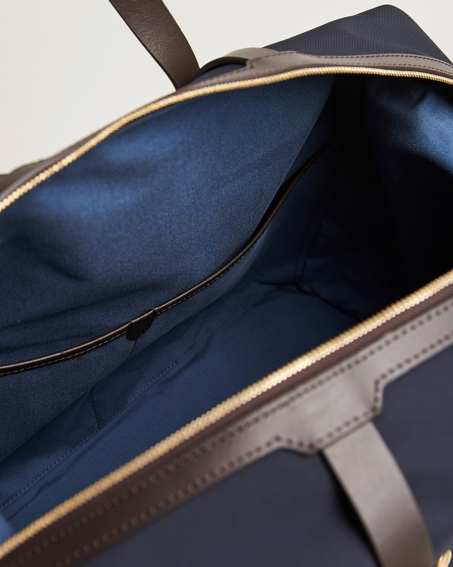 Homme | Sacs | Mismo | M/S Avail 48h Nylon Weekendbag Navy/Dark Brown