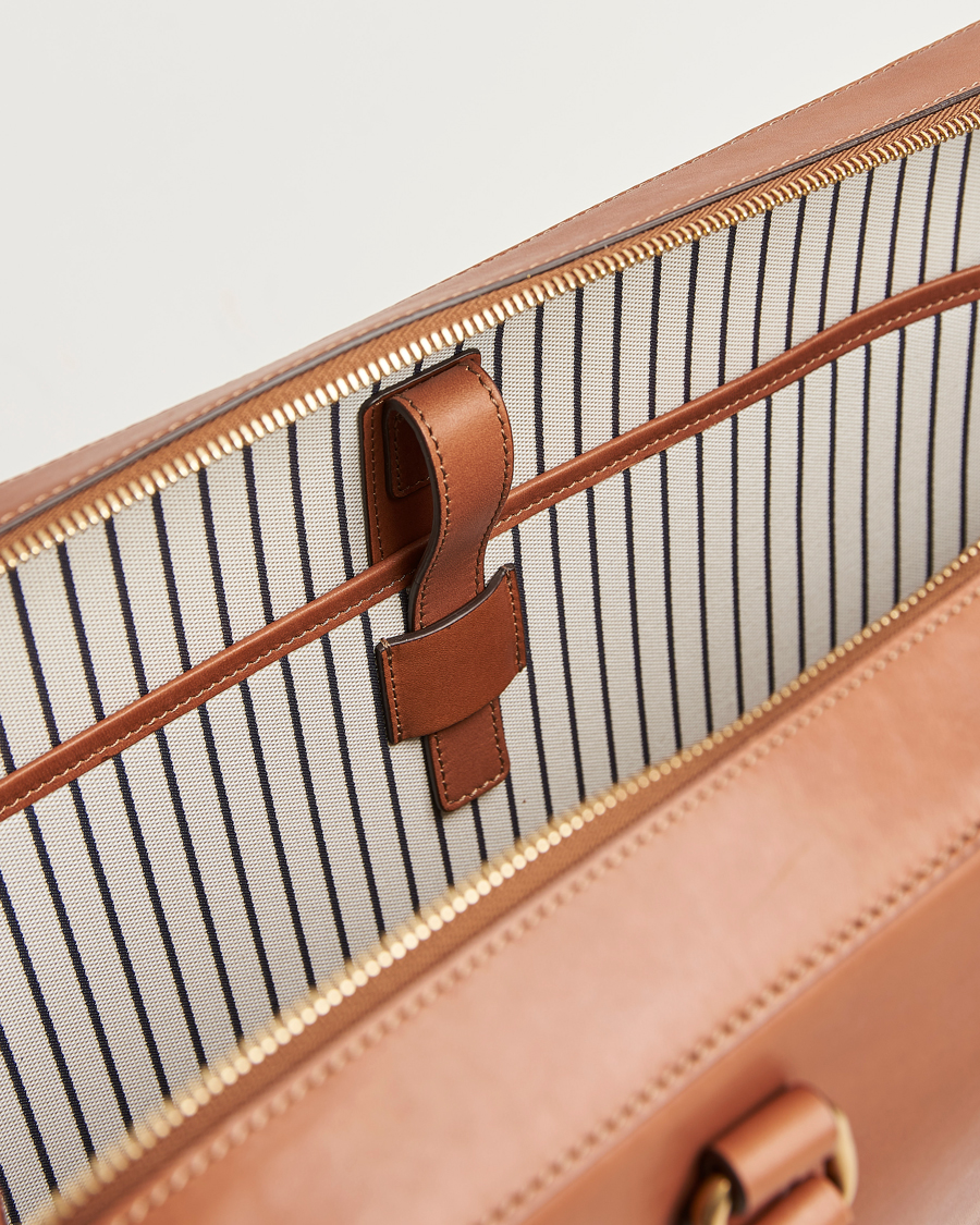 Homme | Sacs | Mismo | Morris Full Grain Leather Briefcase Tabac