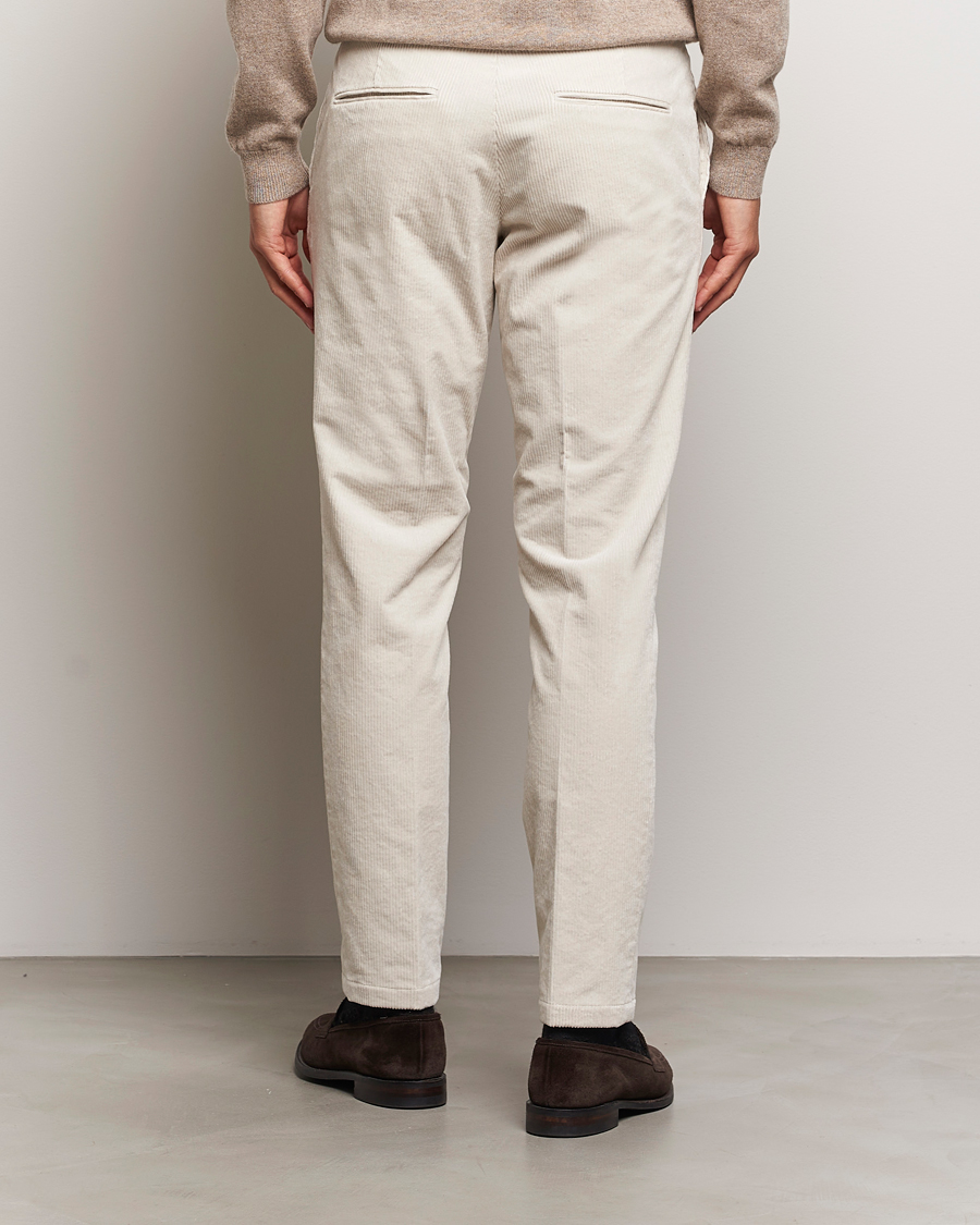 Homme | Pantalons | Oscar Jacobson | Denz Corduroy Trousers White