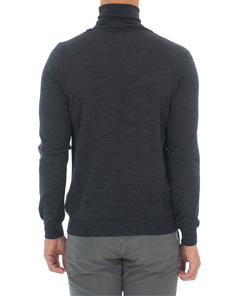 Homme | Pulls Et Tricots | Oscar Jacobson | Cole Extra Fine Merino Rollneck Dark Grey