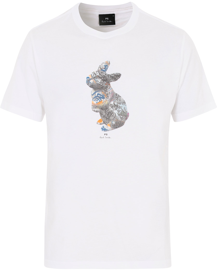 Homme | T-shirts | PS Paul Smith | Regular Fit Printed Rabbit Tee White