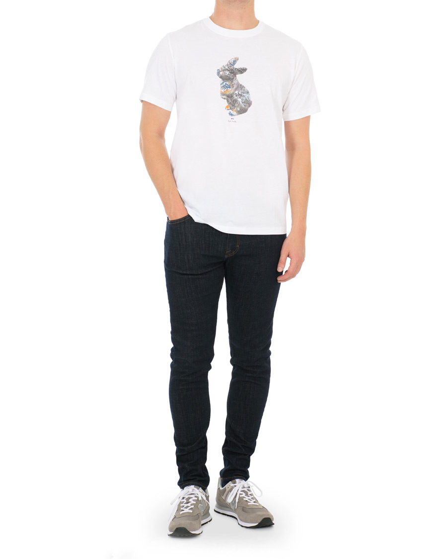 Homme | T-shirts | PS Paul Smith | Regular Fit Printed Rabbit Tee White