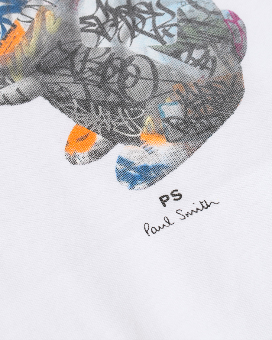 Homme | T-shirts | PS Paul Smith | Regular Fit Printed Rabbit Tee White