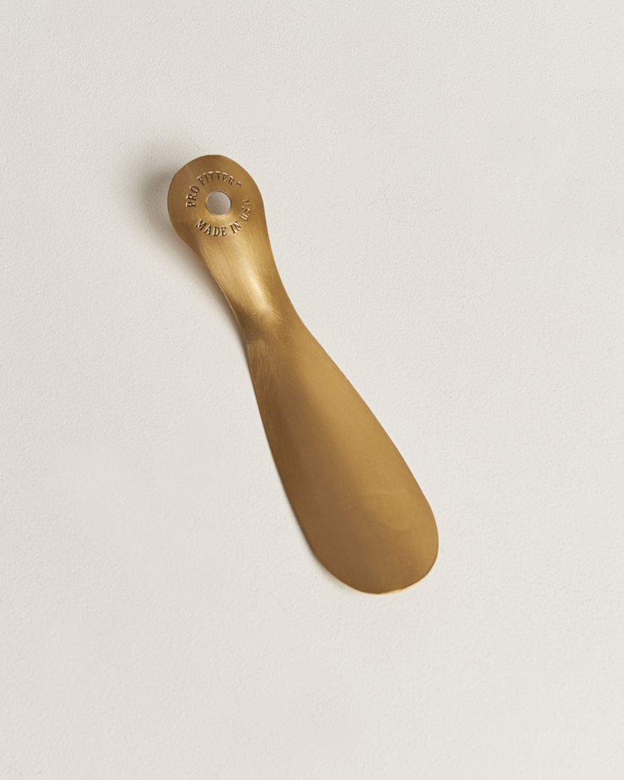 Homme | Red Wing Shoes Antique Brass Boot Horn | Red Wing Shoes | Antique Brass Boot Horn