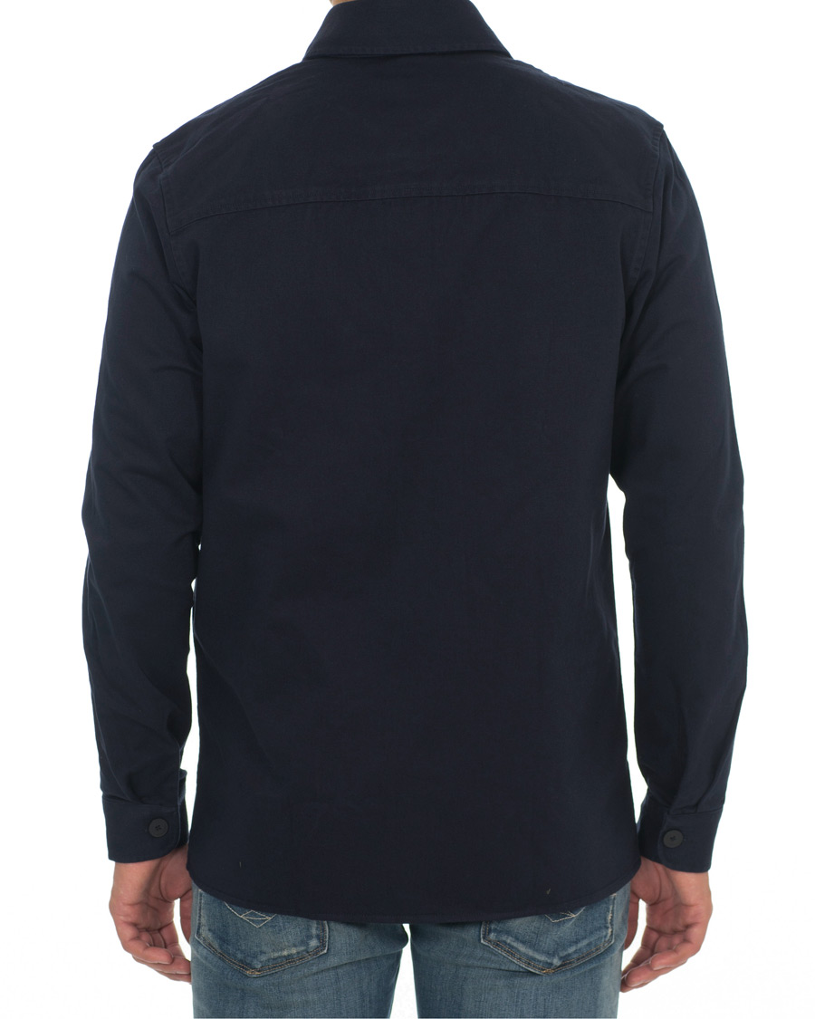 Homme | Chemises | Samsøe Samsøe | Samsøe & Samsøe Waltones Cotton Overshirt Night Sky