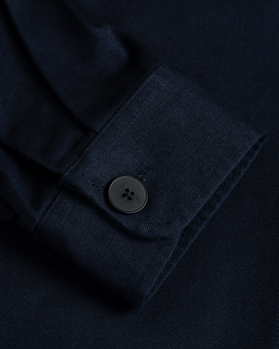 Homme | Chemises | Samsøe Samsøe | Samsøe & Samsøe Waltones Cotton Overshirt Night Sky