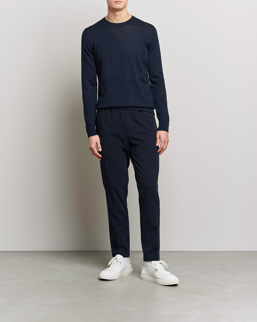 Homme | Pulls Et Tricots | Samsøe Samsøe | Flemming Superfine Merino Wool Crew Neck Night Sky