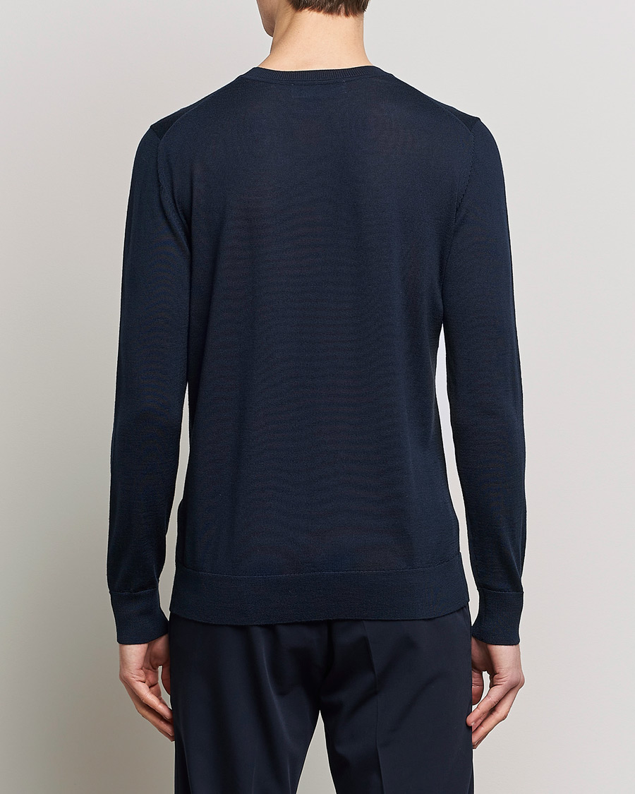Homme | Pulls Et Tricots | Samsøe Samsøe | Flemming Superfine Merino Wool Crew Neck Night Sky