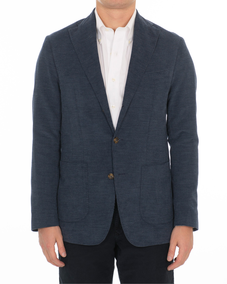 Homme | Blazers | Stenströms | Cotton Corduroy Blazer Navy