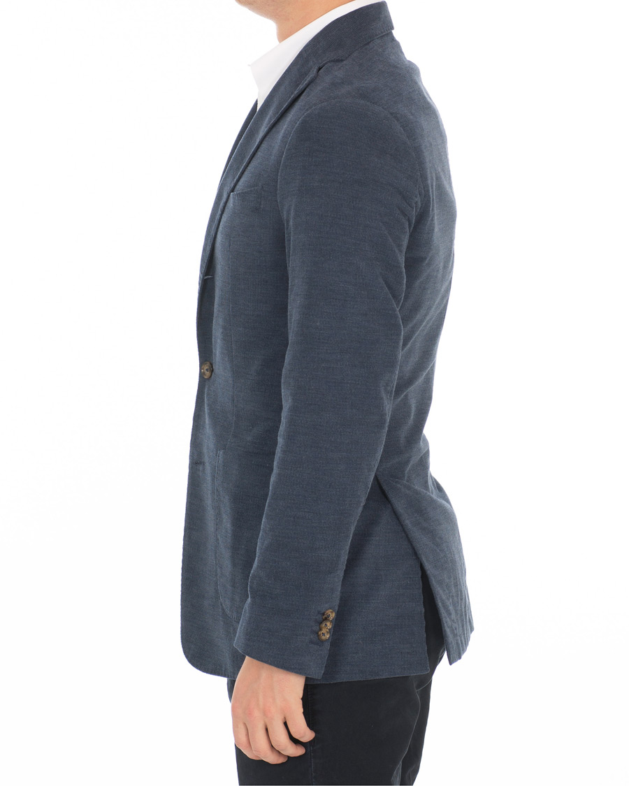 Homme | Blazers | Stenströms | Cotton Corduroy Blazer Navy