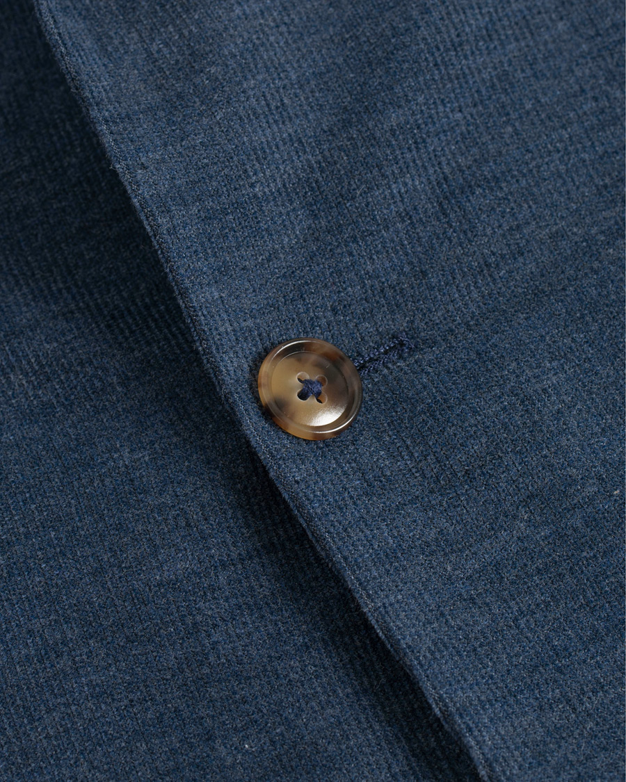 Homme | Blazers | Stenströms | Cotton Corduroy Blazer Navy