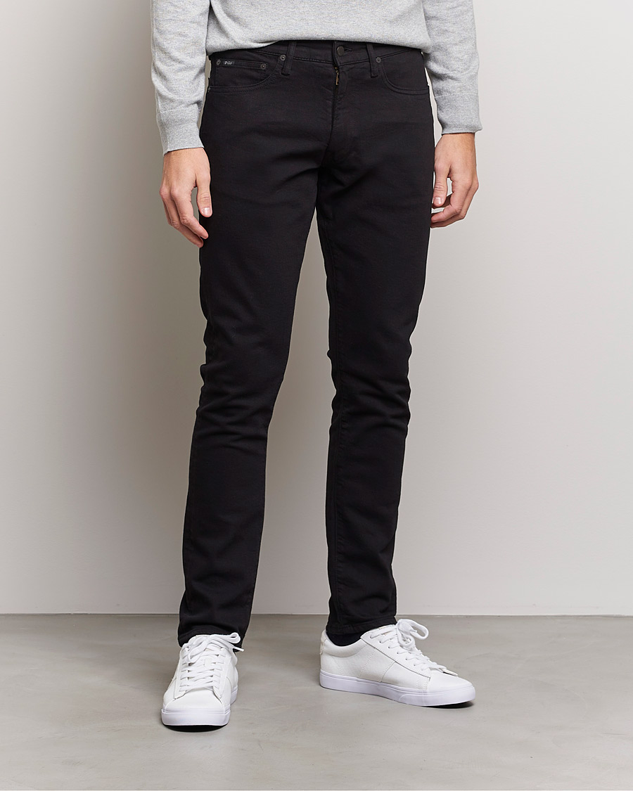Homme | Jeans Noirs | Polo Ralph Lauren | Sullivan Slim Fit Hudson Stretch Jeans Black