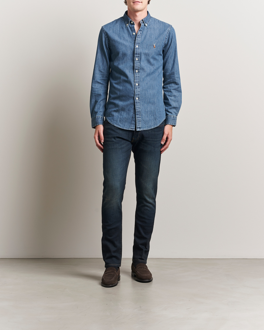 Homme | Jeans | Polo Ralph Lauren | Sullivan Slim Fit Murphy Stretch Jeans Mid Blue